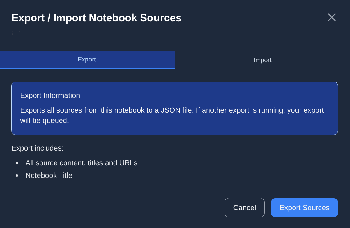 Extend Import ExtendLM - NotebookLM Extension