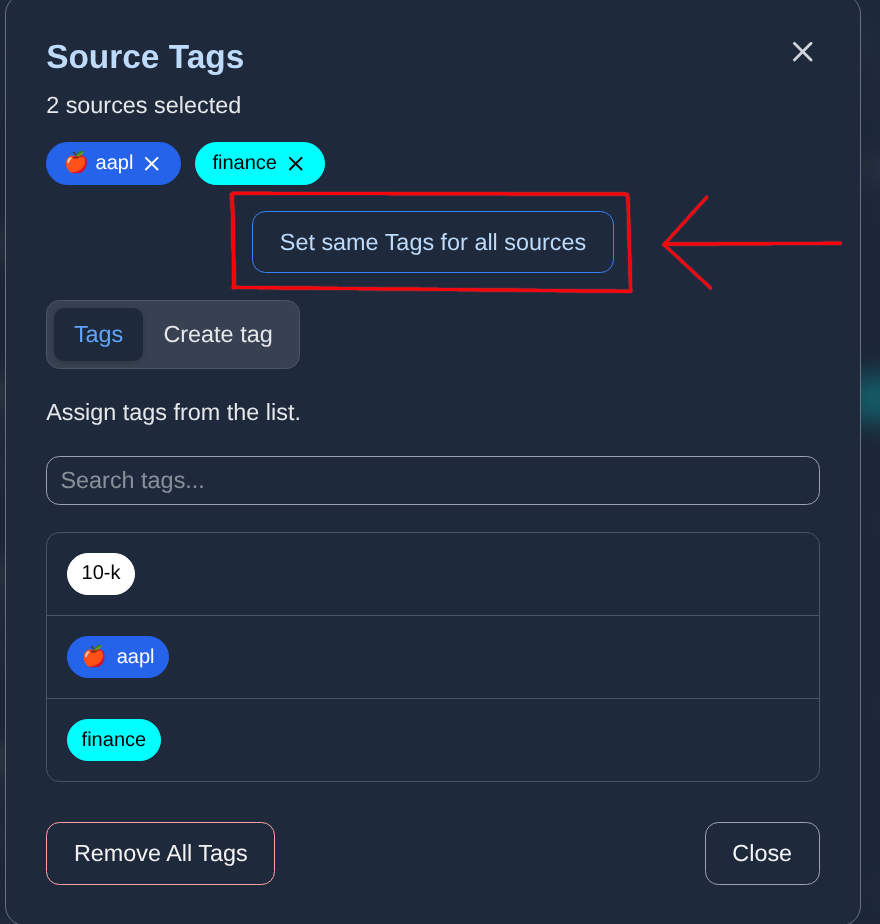 Source Tag Example ExtendLM - NotebookLM Extension